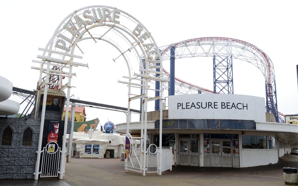  Break-in ... Teen Grist sneaked into Blackpool Pleasure Beach with pals at 4am