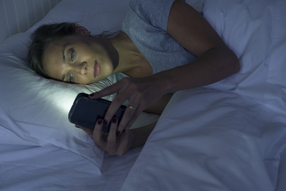  Glare scare... late night texting can result in the temporary loss of your vision