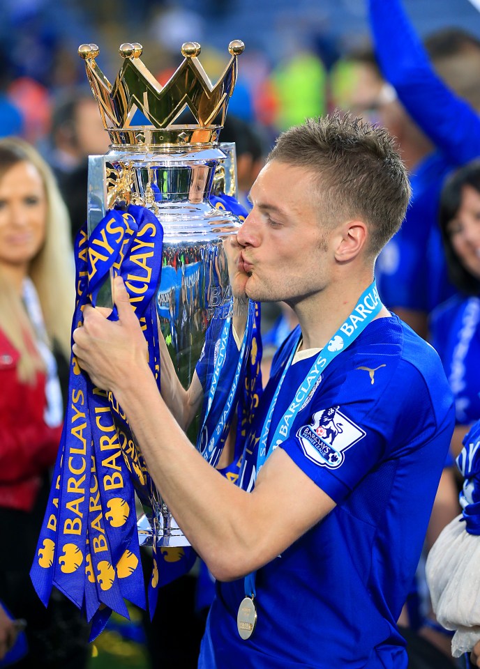  Vardy party ... Stewart has no recollection of The Foxes' title win