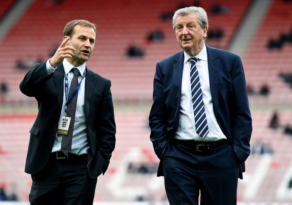  FA bigwig Dan Ashworth and former manager Roy Hodgson in happier times before the masterminded the shambles at Euro 2016