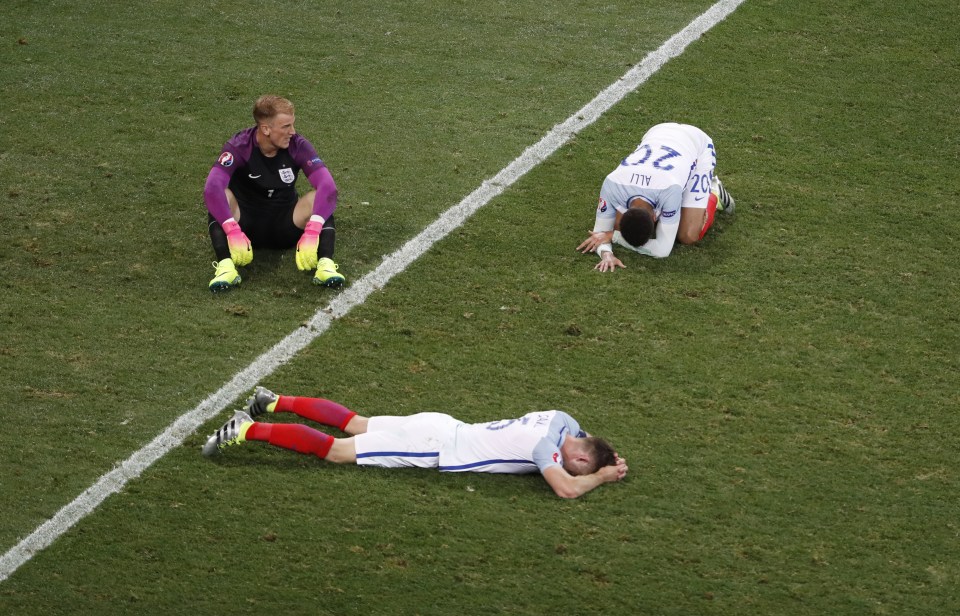  Hart had a nightmare as England crashed out of Euro 2016 this summer