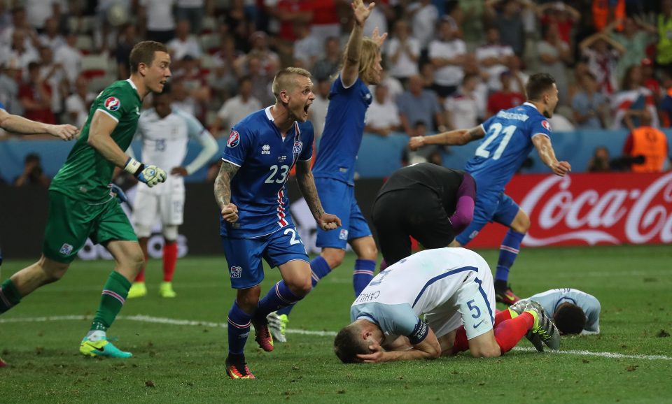  England were dumped out in the second round by Iceland