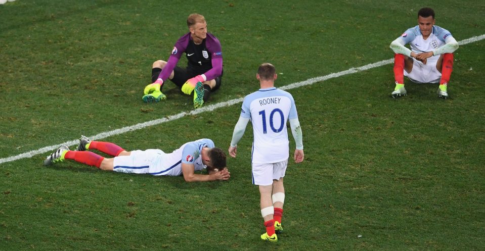  Wayne Rooney captain England to one of their most humiliating tournament experiences as they crashed out of Euro 2016 to minnows Iceland