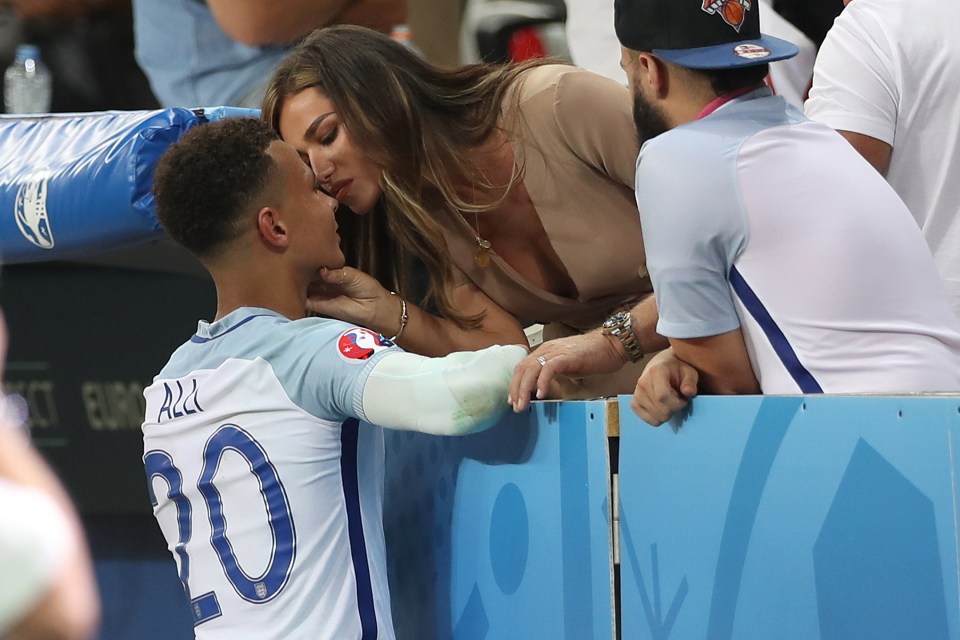  Dele Alli found some way of cheering himself up after England’s elimination