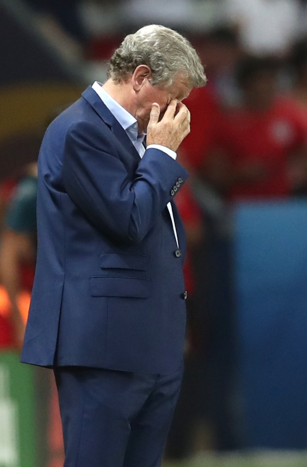 Roy Hodgson saw his England side knocked out of the Euros by minnows Iceland