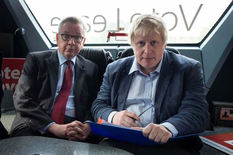  Mr Gove announced his intention to run for the Tory leadership yesterday, as he brutally withdrew his support for his supposed running mate Boris Johnson