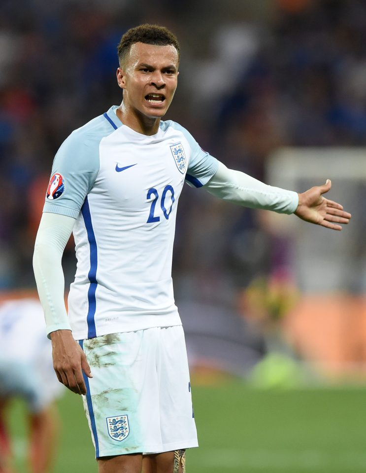  Dele Alli was part of the England squad dumped out of the Euros by Iceland