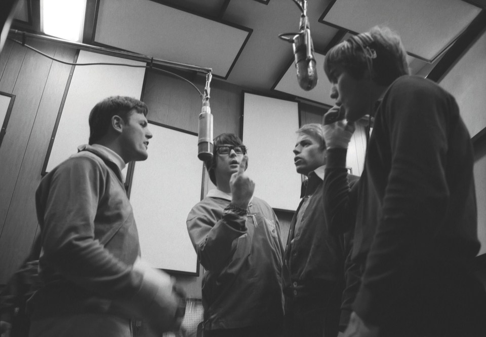 Beach Boys in studio