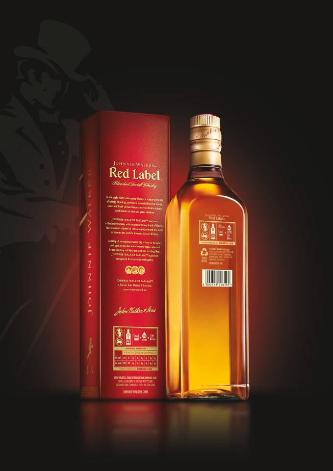  New edition ... Johnnie Walker will be the first scotch to carry the label