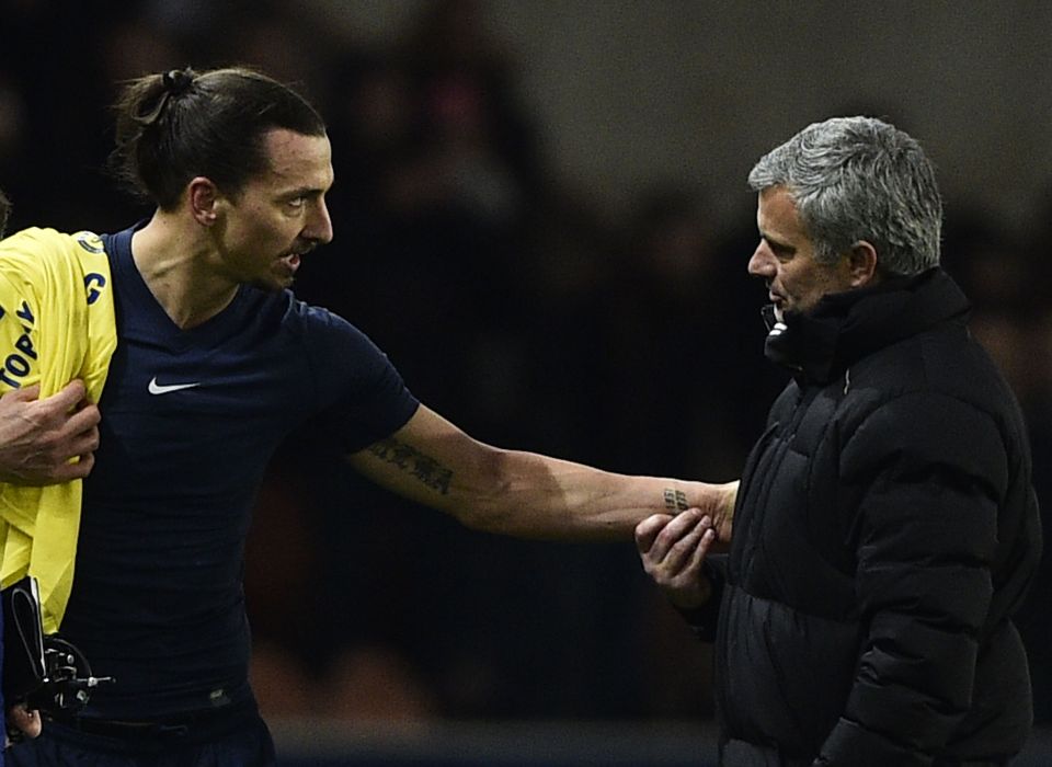  Zlatan Ibrahimovic is excited for a reunion with former boss, Jose Mourinho