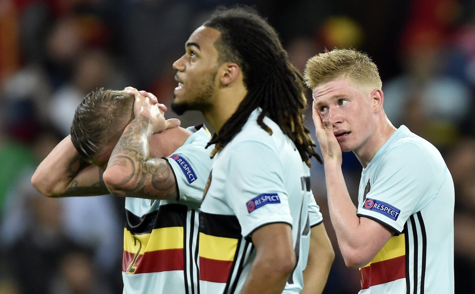 Belgium were stunned as Wales come from behind 