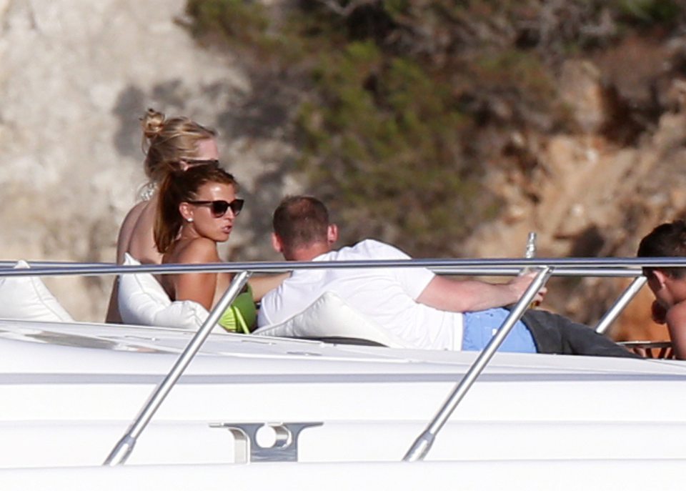  Coleen has been relaxing on a luxury yacht with husband Wayne