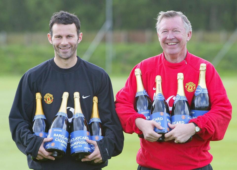  Ryan Giggs enjoyed a trophy-laden career under Alex Ferguson