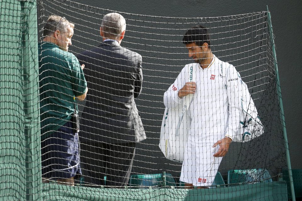  Querrey send Novak Djokovic packing on Court One on Saturday