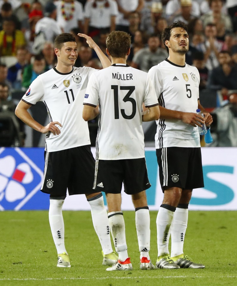  It looked like Germany had blown it for the first time when Ozil blasted against the post