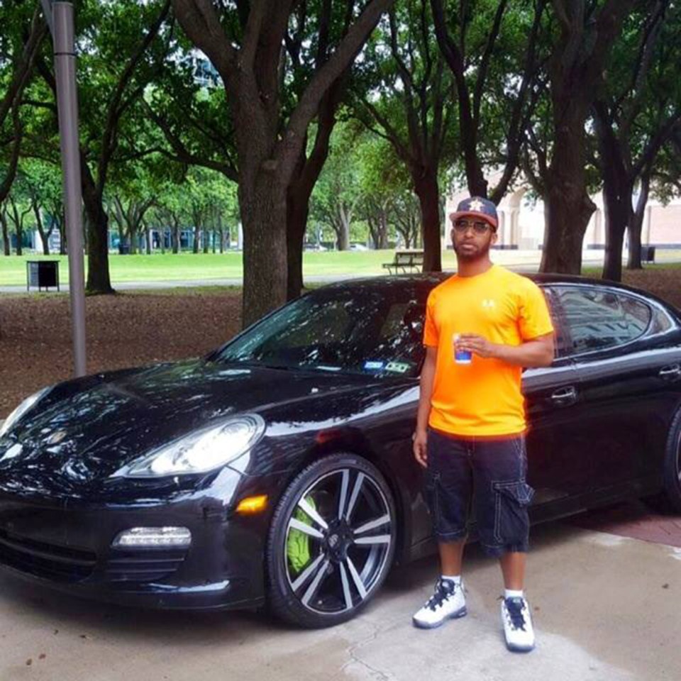  Flashy... Lonnie fills his Facebook feed with photos of him posing next to expensive cars and eating out