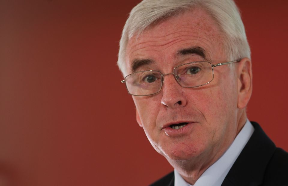  John McDonnell urged Labour MPs to "calm down"