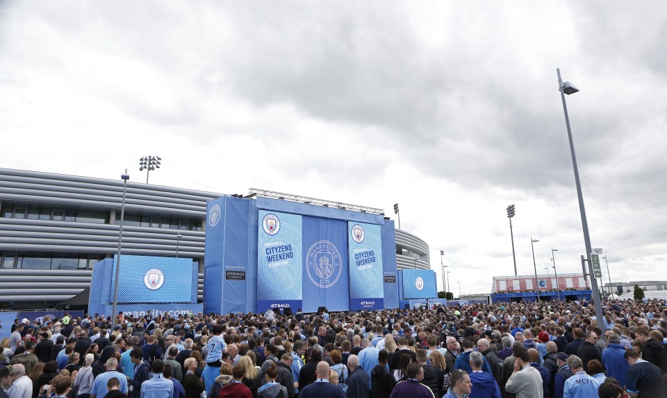  Fans flocked to see Pep Guardiola announced as Manchester City manager