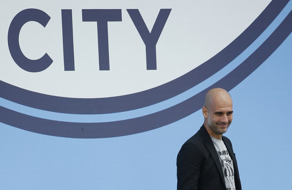  Pep Guardiola is officially unveiled as the new Manchester City manager