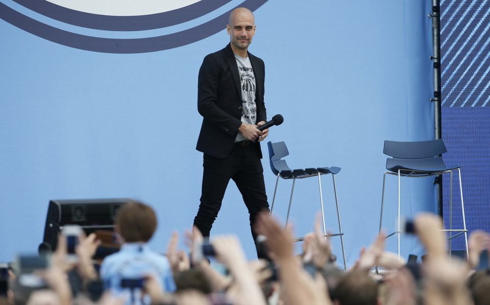  Pep Guardiola vowed to give his new players some tough love