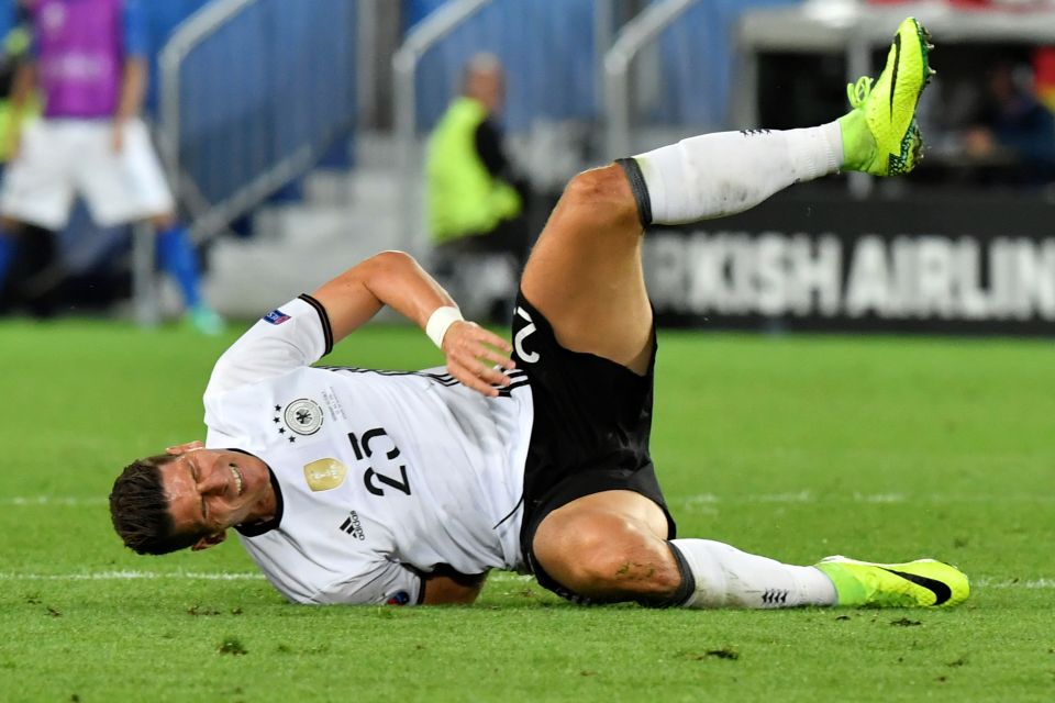  Striker Mario Gomez has also been ruled out of action with a torn hamstring