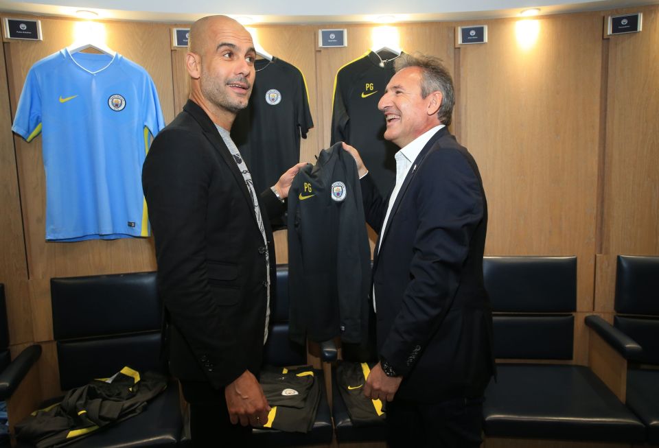 Txiki Begiristain Pep Guardiola