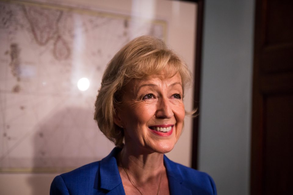  Andrea Leadsom has assured EU citizens that anyone already here is allowed to stay