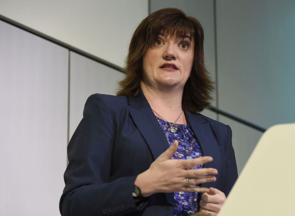  Attack ... Theresa May came under fire from Nicky Morgan