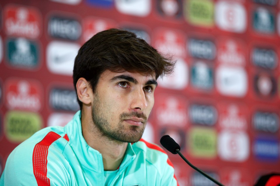  Andre Gomes is being linked with a £55million move from Valencia to Real Madrid