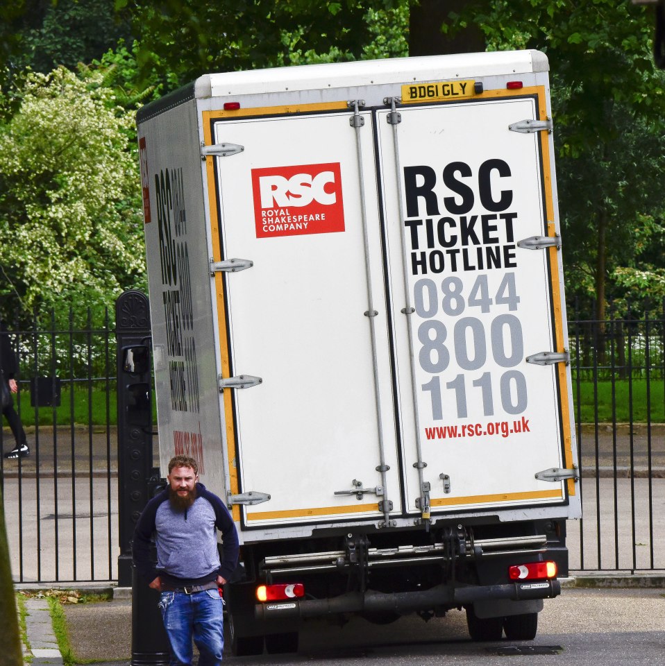  A large removal truck was seen going into the back of Downing Street this morning