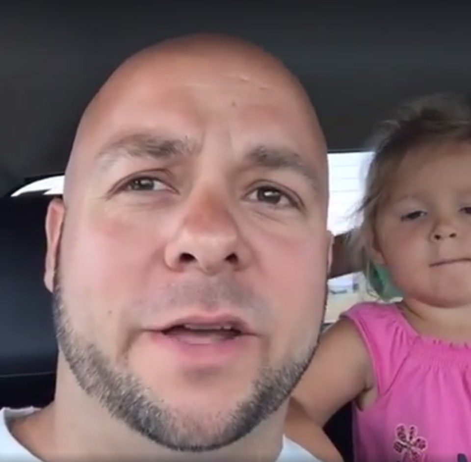  Scotty and his kids broadcasted the bizarre moment on Facebook Live