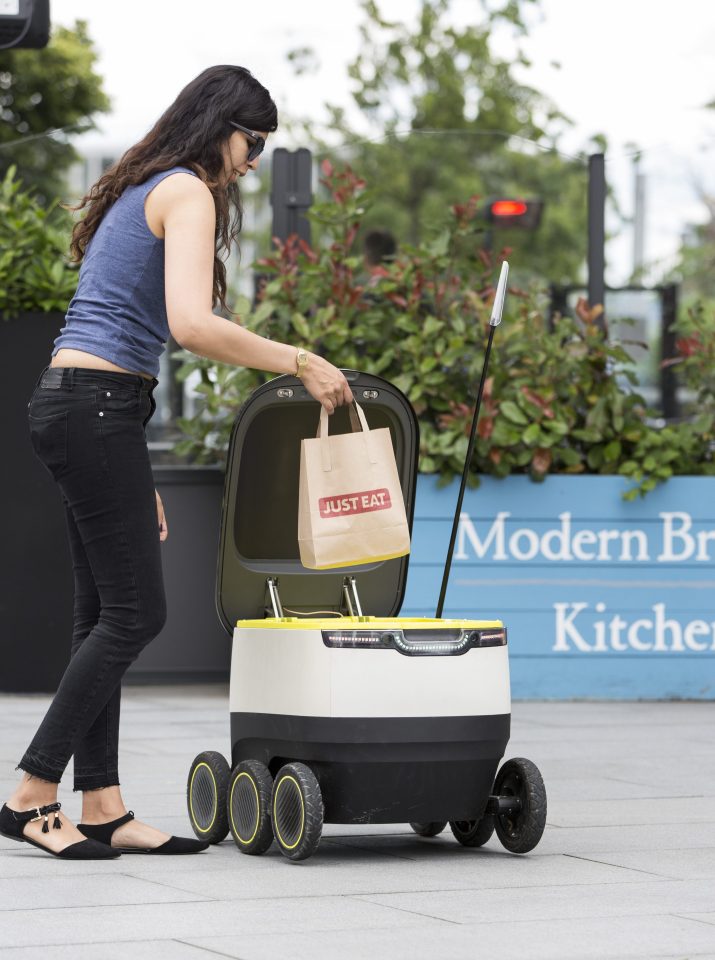 You won't need to tip the robot when it starts delivering takeaways later this year