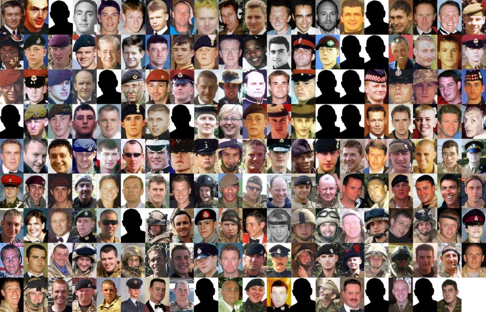  179 British servicemen and women died in the Iraq War