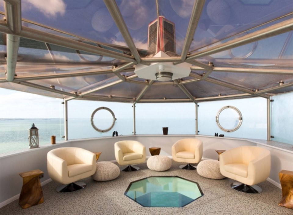  Hotels like No Man's Fort offer unparalleled views over the surrounding ocean from their luxurious viewing decks