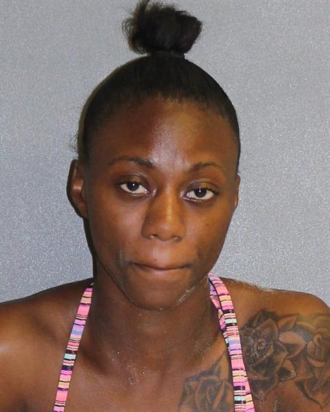  Tatyana Allen was arrested for using her six-month-old son to beat her partner