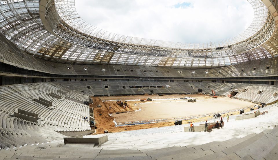  The revamped Luzhniki Stadium will host the final