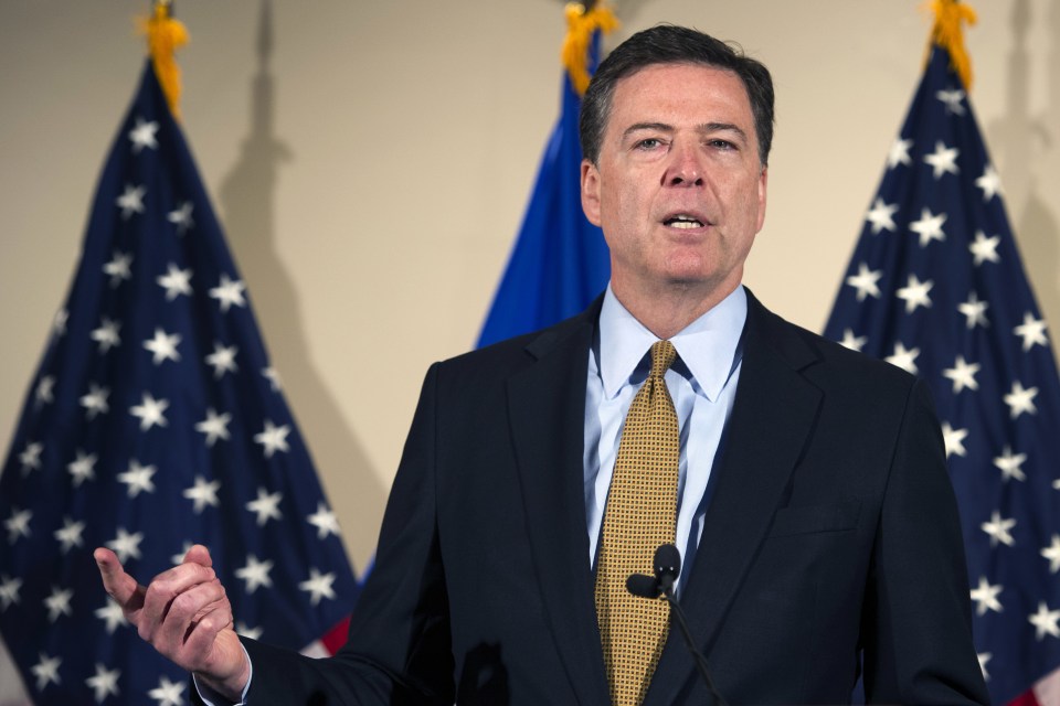  FBI Director James Comey branded the US presidential hopeful 'extremely careless' but said she would not face charges