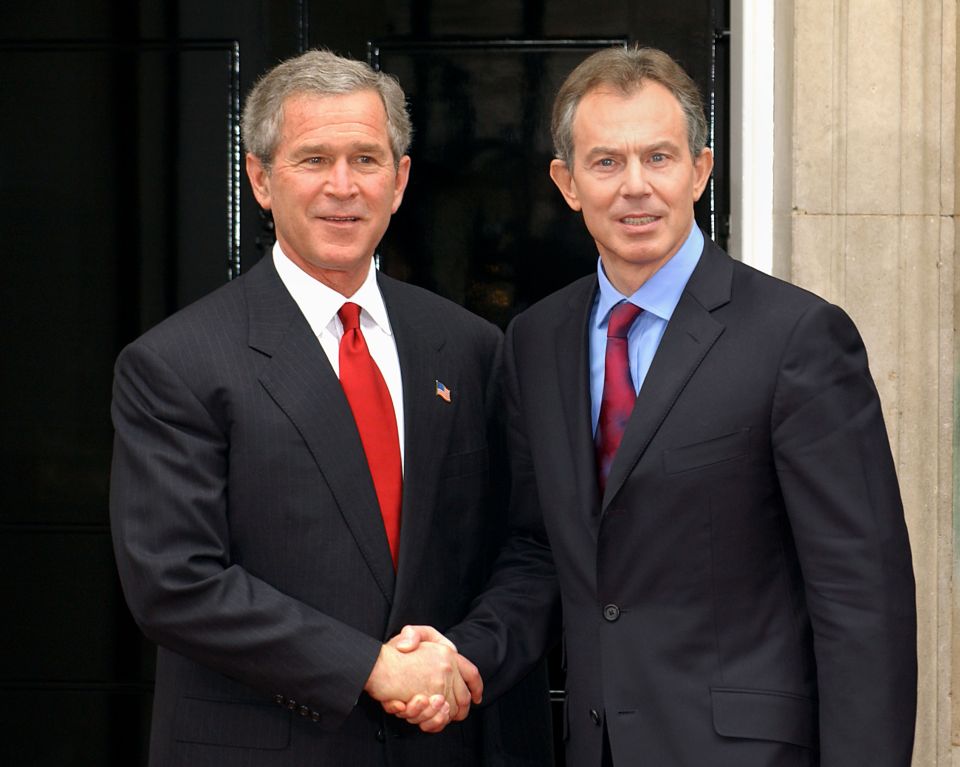 George W Bush and Tony Blair