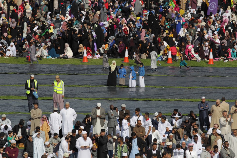  Families from as far as the US attended the massive event today