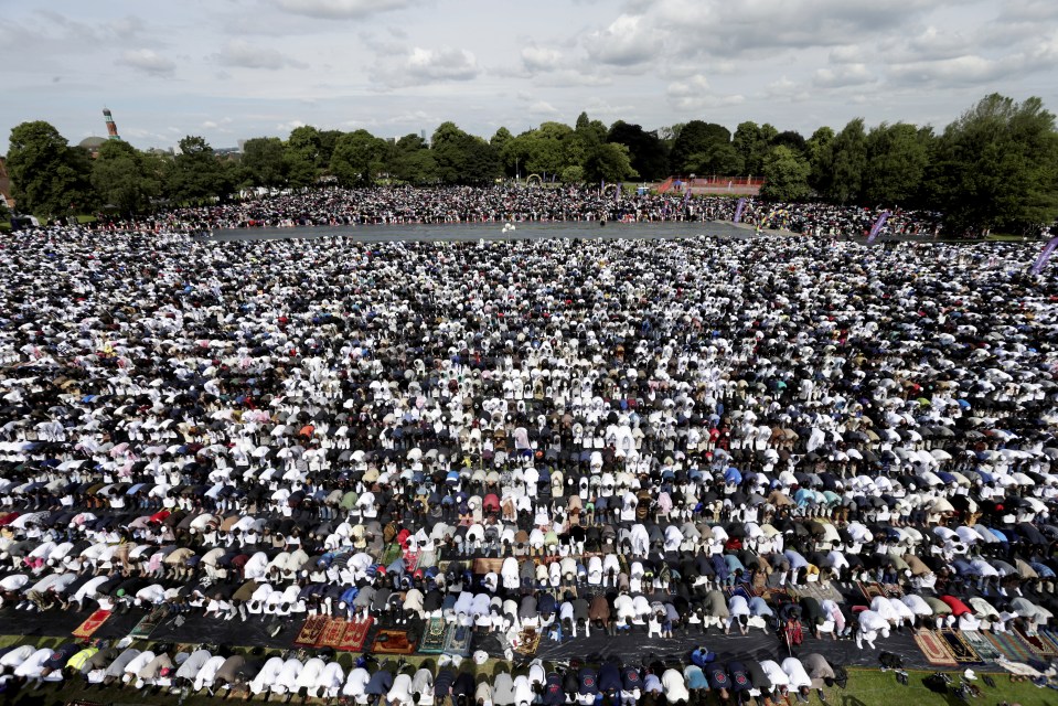  An estimated 90,000 people attended this year's Eid celebration in Birmingham