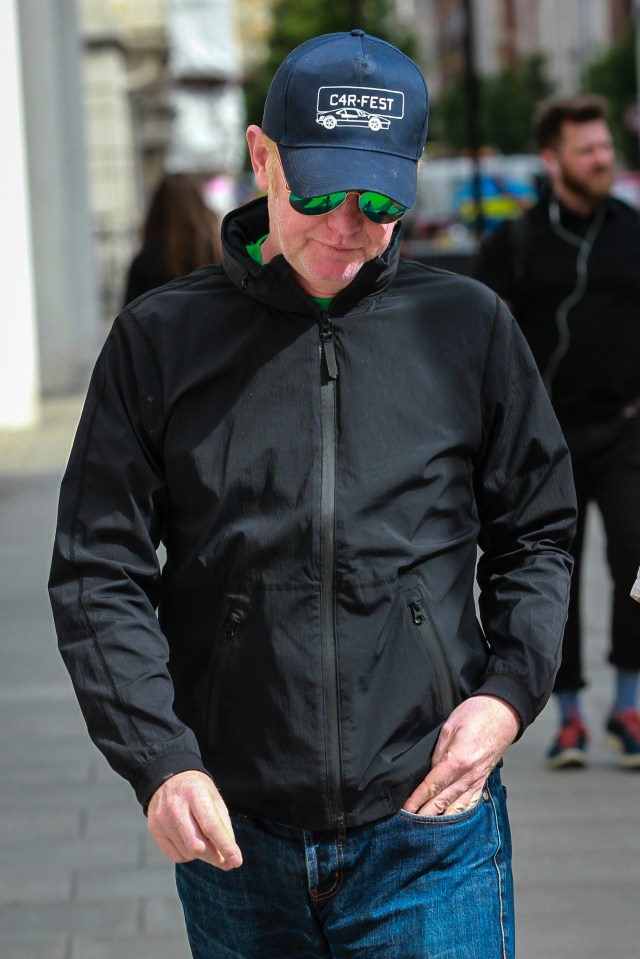  Chris Evans leaves the BBC studios this morning as it emerges former colleagues have been interviewed by police