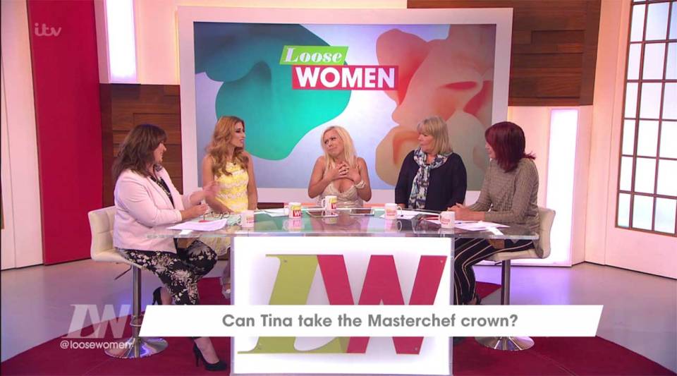  She giggled with the Loose Women as she declared she wants to lose even more weight