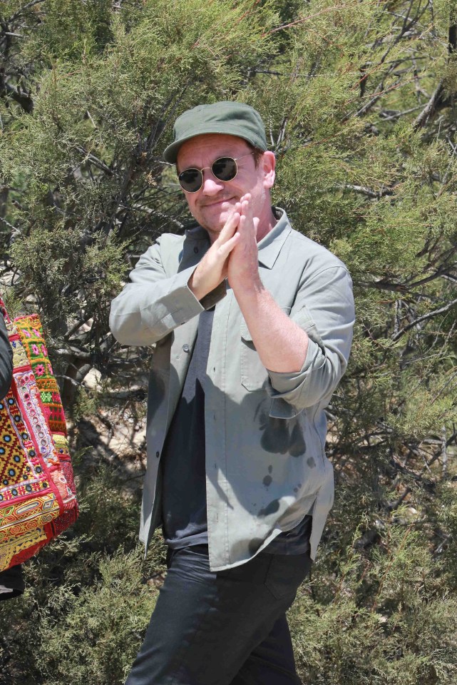  The U2 singer pictured in St Tropez a week before the tragedy in Nice