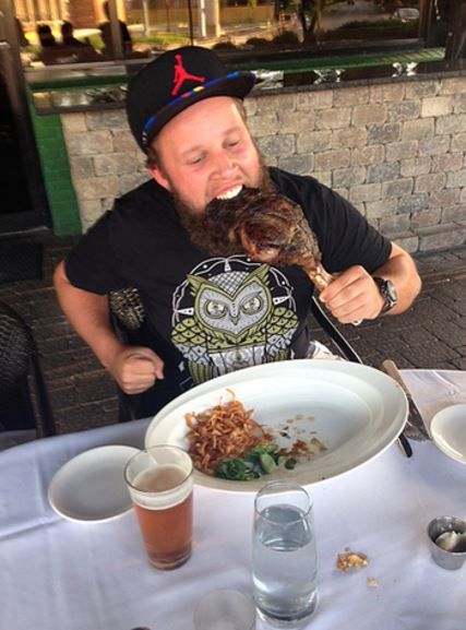  Andrew 'Beef' Johnston relives his huge steak fest