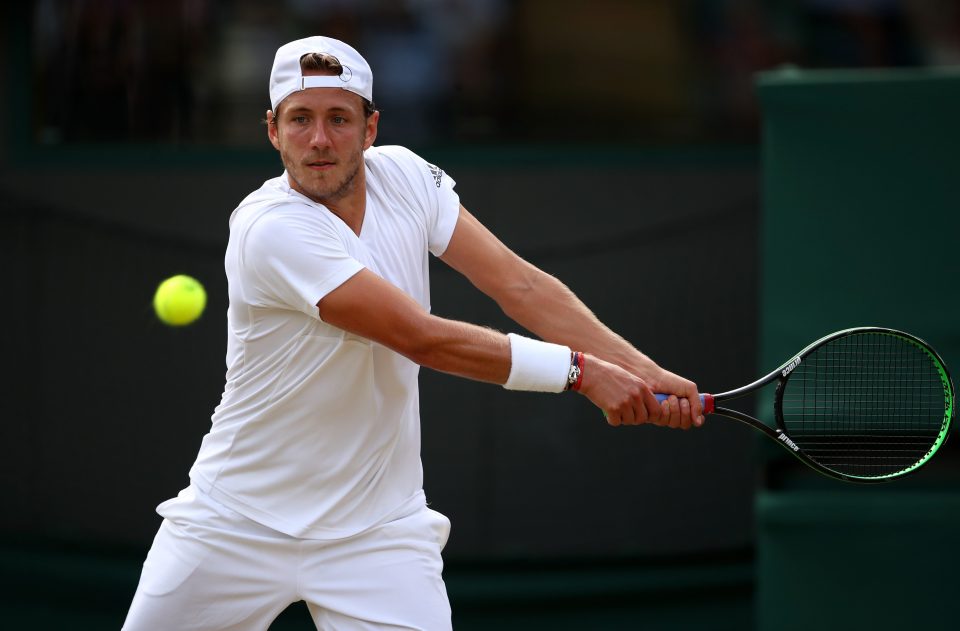 Rookie Lucas Pouille was easily outclassed by Tomas Berdych