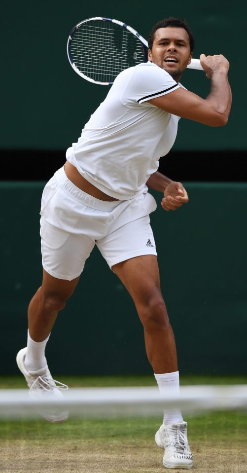 Tsonga at one point complained that the balls were flat - and the way he's hitting them we wouldn't be surprised