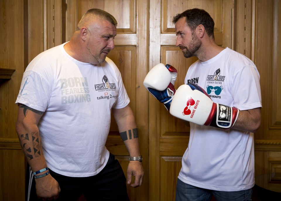  Colin Maclachlan, right, former star of SAS Who Dares Wins, will also be taking part in the big fight