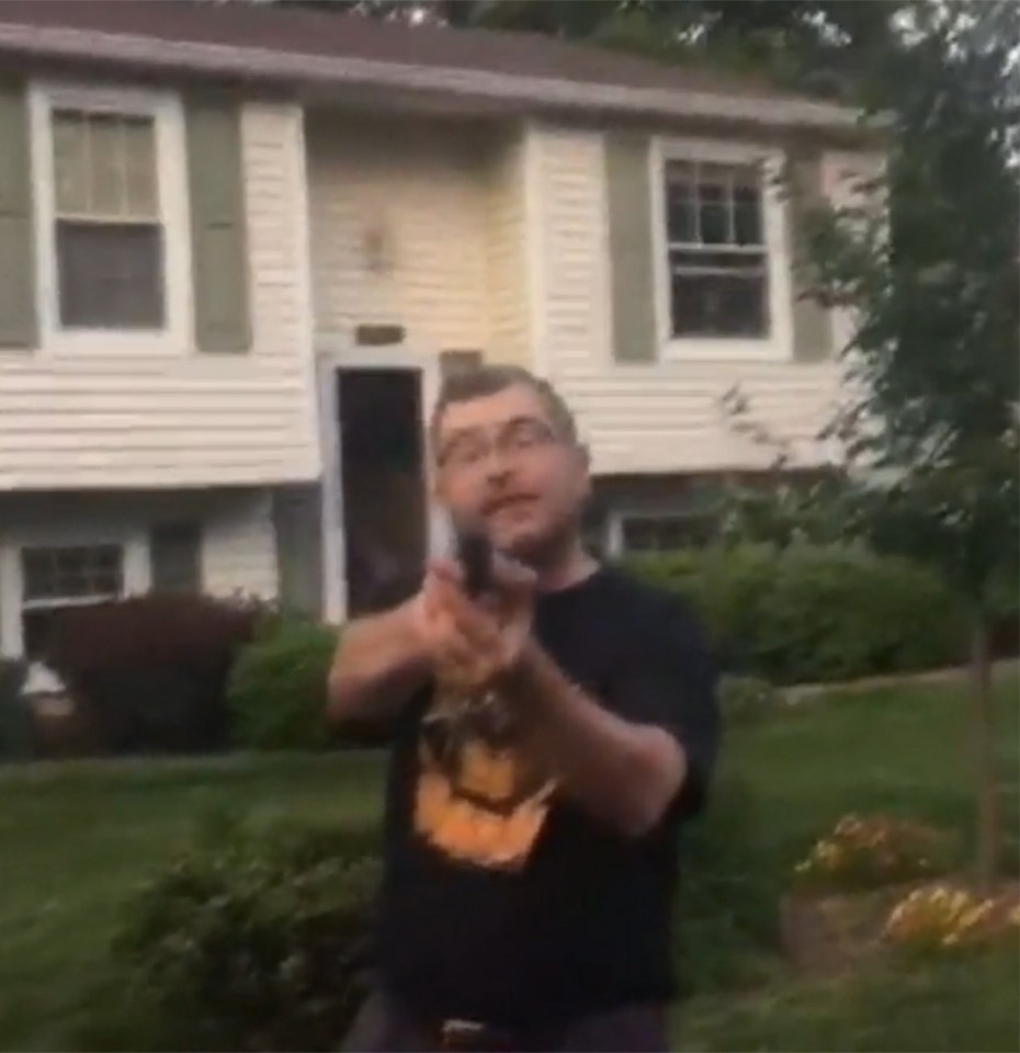 Naval official Karnig Ohannessian threatens teens with gun outside his home