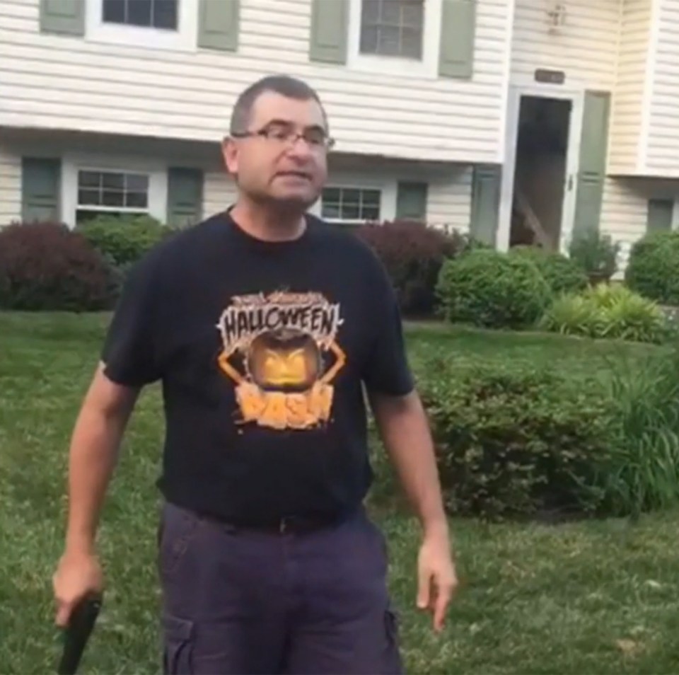 Naval official Karnig Ohannessian threatens teens with gun outside his home