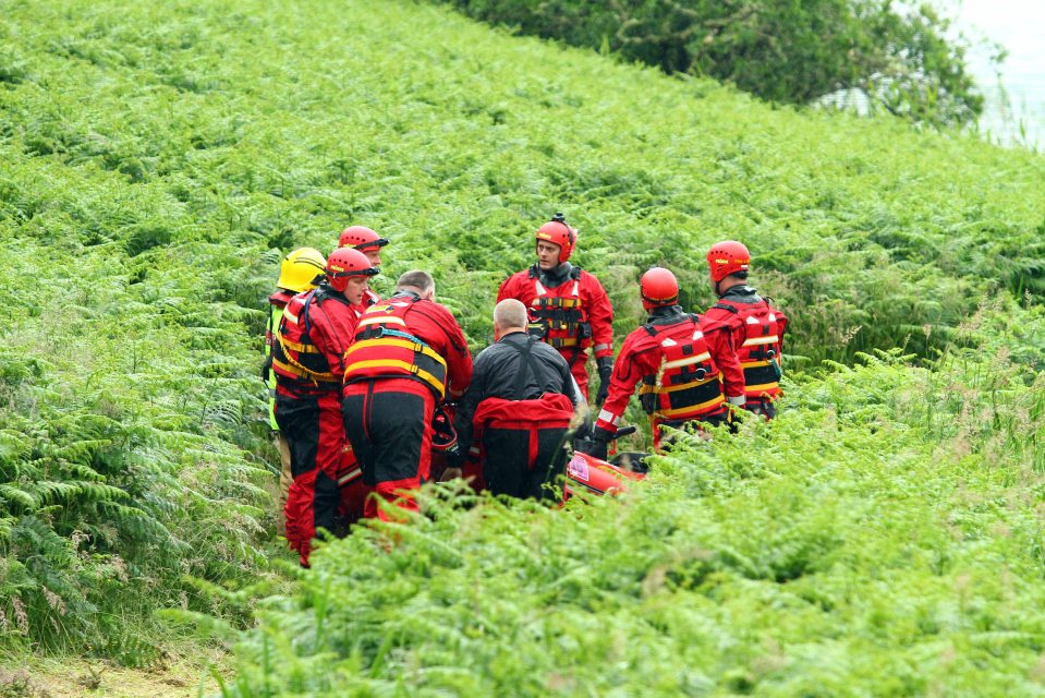  The bodies of the tots were pulled from the water by rescuers. The mother of the children survived the crash and was released from hospital yesterday